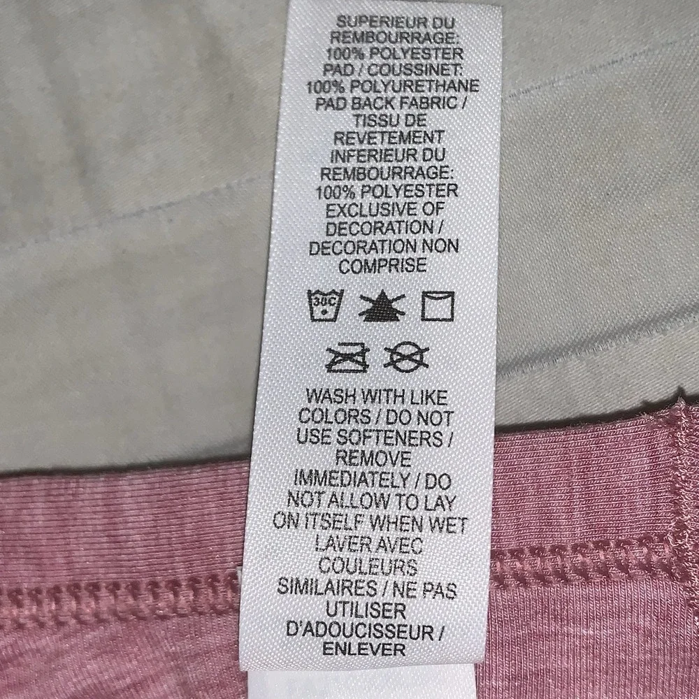Nike Women Sports Bra MediumPink Wireless Swoosh Lightly Line Racerback Pullover - Picture 4 of 5